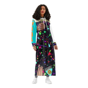 🔥 MajikTipz™ Leopard Print Hoodie Dress – Urban Streetwear for Bold Queens (B.O.B.S.A Edition)