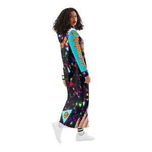 🔥 MajikTipz™ Leopard Print Hoodie Dress – Urban Streetwear for Bold Queens (B.O.B.S.A Edition)