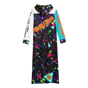 🔥 MajikTipz™ Leopard Print Hoodie Dress – Urban Streetwear for Bold Queens (B.O.B.S.A Edition)