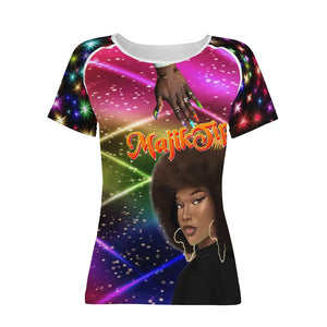 MajikTips x BOBSA Afro Art Graphic T-Shirt