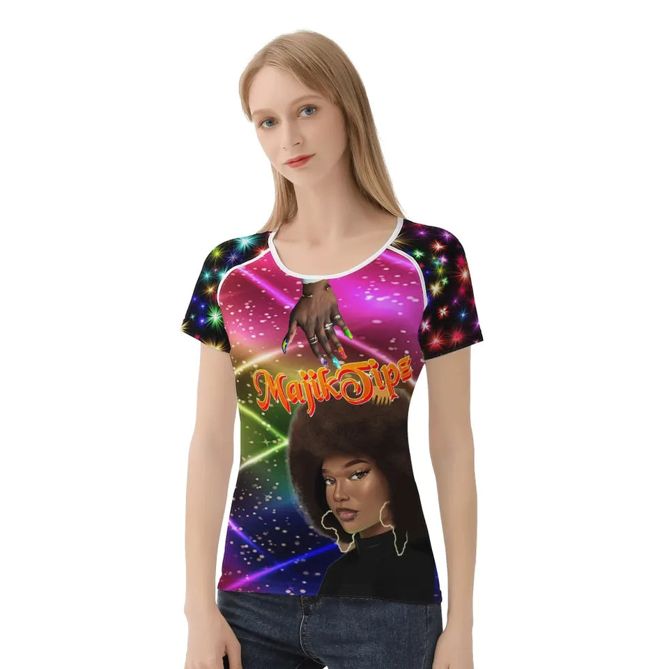 MajikTips x BOBSA Afro Art Graphic T-Shirt