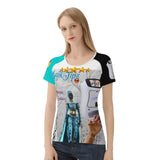 MajikTipz™ "Queenz of the Galaxy" Futuristic Afro Art T-Shirt