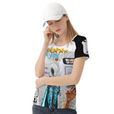 MajikTipz™ "Queenz of the Galaxy" Futuristic Afro Art T-Shirt